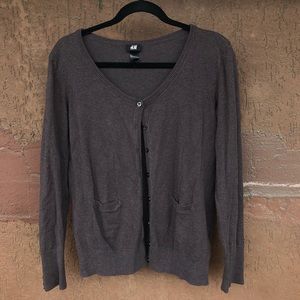 H&M Brown cardigan
